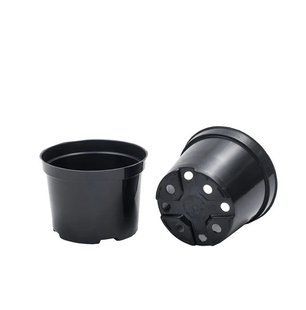 Горщик для розсади круглий 11*8.5см 0.5л чорний DK RS0.5 DonKwiat DKRS0.5 фото