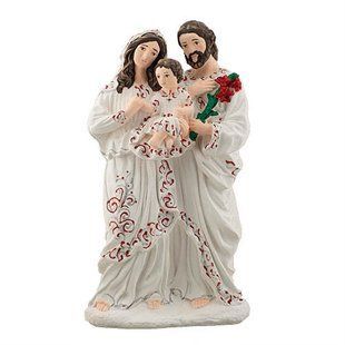 Статуетка Свята родина кольорова (гіпс) R0209-4(G) R0209-4(G) фото