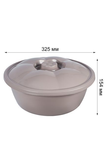 Миска пластиковая 7л с крышкой Stars Plast 94033 94033 фото
