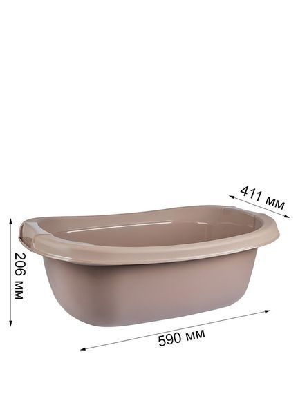 Миска пластиковая 25л овальная Stars Plast 94038 94038 фото
