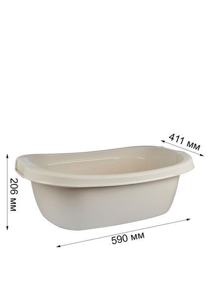 Миска пластиковая 25л овальная Stars Plast 94038 94038 фото