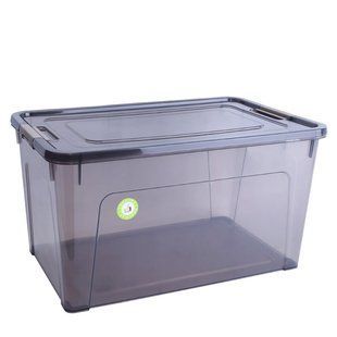 Органайзер 27л Smart Box (коричнево-прозорий/какао) A123085-70 Контейнер Алеана А123085-70 фото