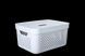 Корзина 15л Simple пластиковая с крышкой 39*29*20см серая А171036-02 Алеана А171036-02 фото 1