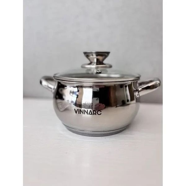 Каструля Bubles Vinnarc 5519 об&rsquo;єм 1,9 л з кришкою 5519-VN фото