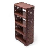 Полочка РОТАНГ пластиковая 5 ярусов Полимер, P3655 P3655 фото