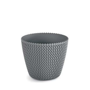 Горщик для квітів пластиковий Prosperplast Сплофі 22*18см 5л сірий DSP220-405U DSP220-405U фото