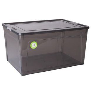 Органайзер 18л Smart Box (коричневый прозрачный/какао) А171019-70 Контейнер Алеана А171019-70 фото