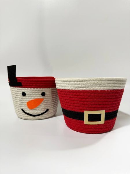 Корзина для хранения плетёная Санта 26см 3207503 3207503 фото