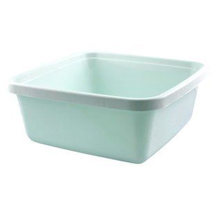 Миска пластиковая 6л квадрат (мятный) таз Lamela L1040-66 L1040-66 фото
