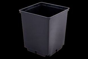 Посадочный горшок для рассады квадратный 12&times;19,5 см 2,1 л черный А119024-04 Алеана А119024-04 фото