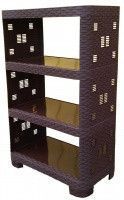 Полочка РОТАНГ пластиковая 4 яруса Полимер, Р4-1 Р4-1 фото