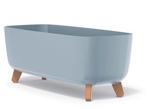 Горщик для квітів пластиковий Prosperplast Грація балконний 60*24см сірий DGCL600-443U DGCL600-443U фото