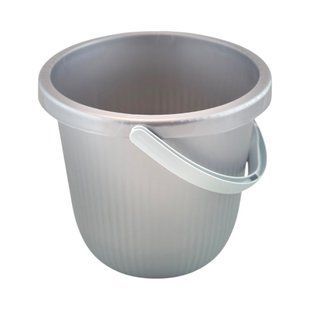 Ведро 7л пластиковое Санрей (металлик) Lamela L1007-51 L1007-51 фото