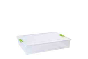 Контейнер для зберігання пластиковий 5.5л Smart Box (прозорий/оливковий/оливковий) А126089-71 Ємність Алеана А126089-71 фото