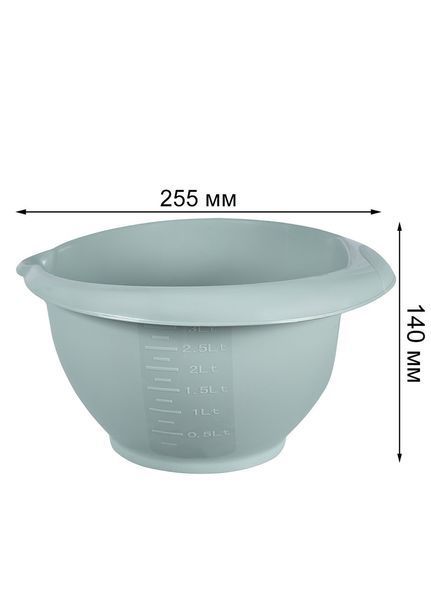 Миска пластиковая 3л миксерная Stars Plast 94108 94108 фото