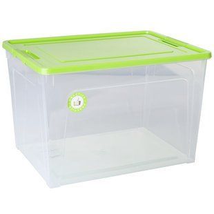 Органайзер 40л Smart Box (прозрачный/оливковый/оливковый) A123086-71 Контейнер Алеана А123086-71 фото