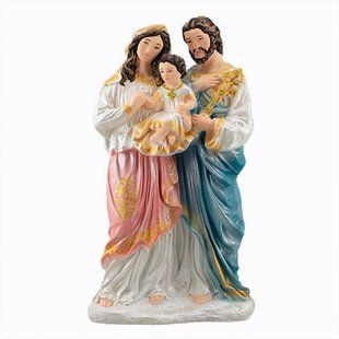 Статуетка Свята родина кольорова (гіпс) R0209-5(G) R0209-5(G) фото