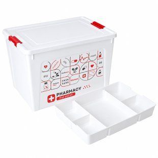 Контейнер для аптечки Smart Box 18 л с органайзером белый А171031-01  А171031-01 фото