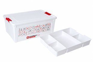 Контейнер для аптечки Smart Box 7,9 л с органайзером белый А127009-01 А127009-01 фото