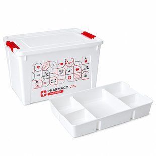 Контейнер для аптечки Smart Box 3,5 л с органайзером белый А127006-01  А127006-01 фото