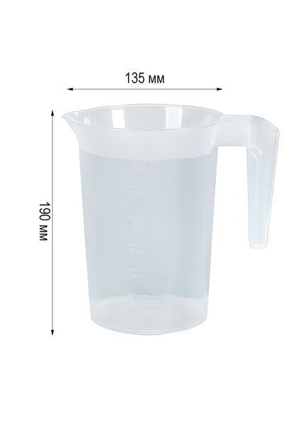 Мирный стакан с ручкой 1.75л Stars Plast 94224 94224 фото